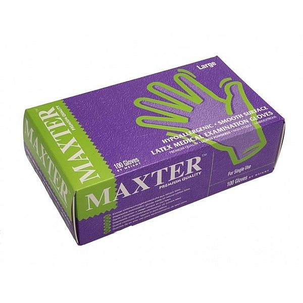 Rukavice latex pudr 1772 MAXTER