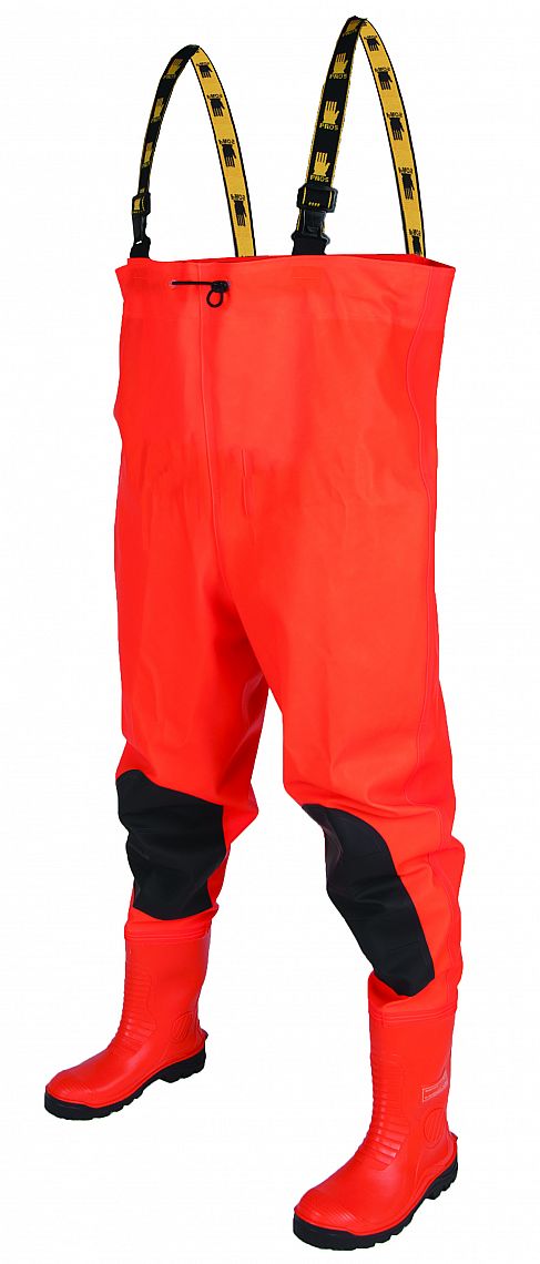 CHEST WADERS Max S5 Fluo orange PVC