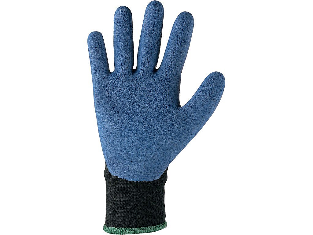 ROXY BLUE WINTER rukavice zimní máčené v latexu černo-modré