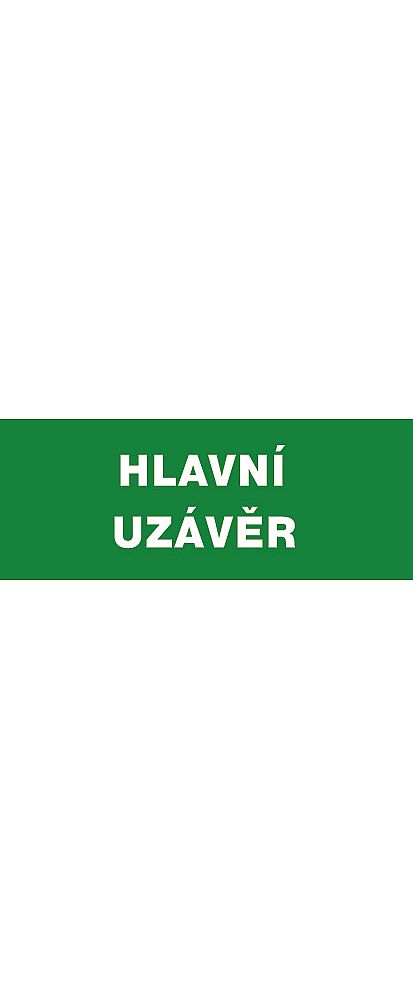 Hlavní uzávěr