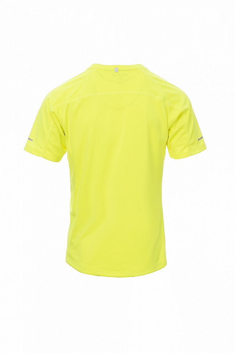 RUNNING ŽLUTÁ FLUO triko kr.rukáv