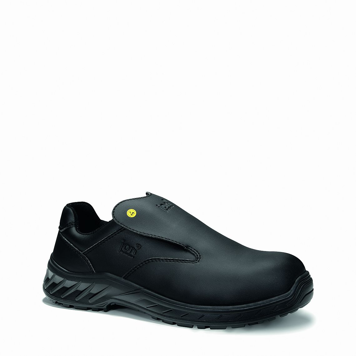 jo_CLEAN Slipper black S3 ESD polobotka