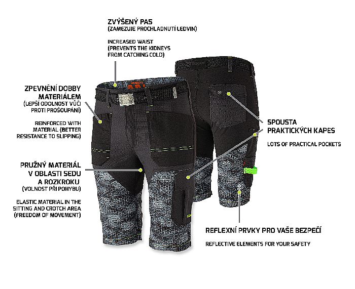 PREDATOR Shorts black/grey