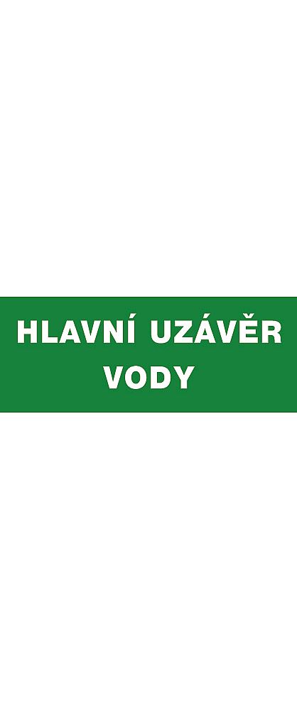 Hl.uzávěr vody