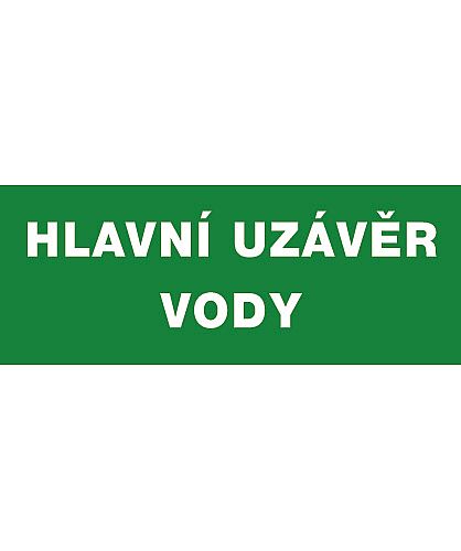 Hl.uzávěr vody