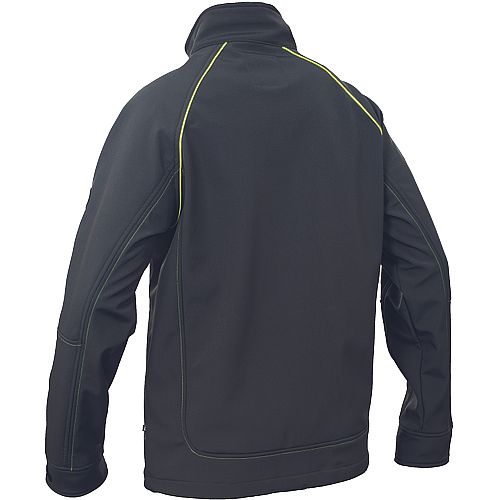 SHELDON softshell bunda antrac/žlutá