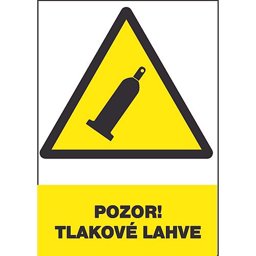 Pozor!Tlakové láhve