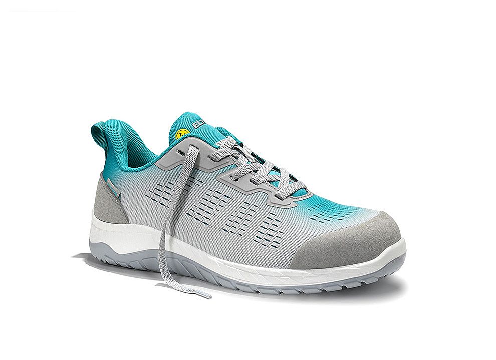 LUANA grey-turquoise S1 ESD polobotka