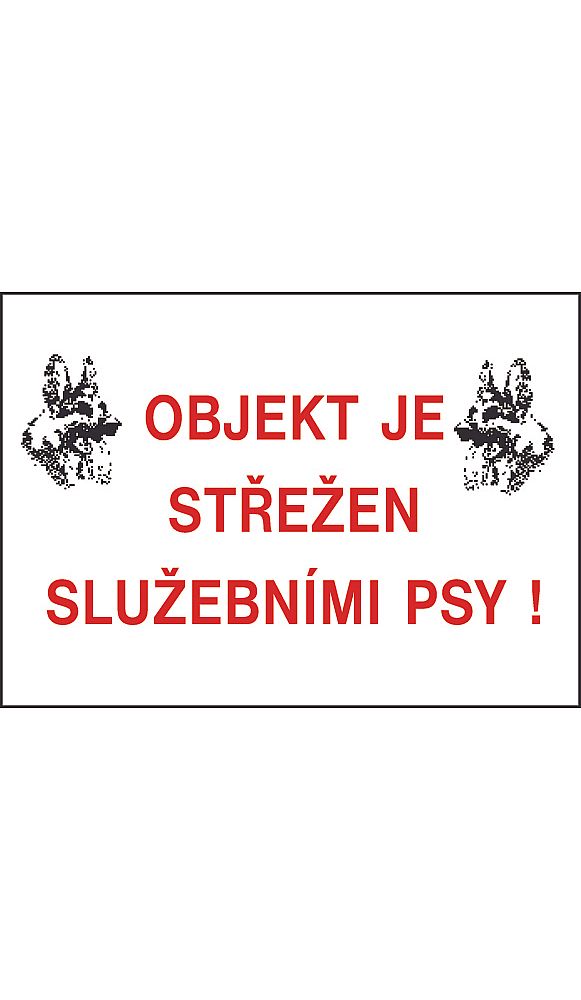 Pozor-Objekt střežen