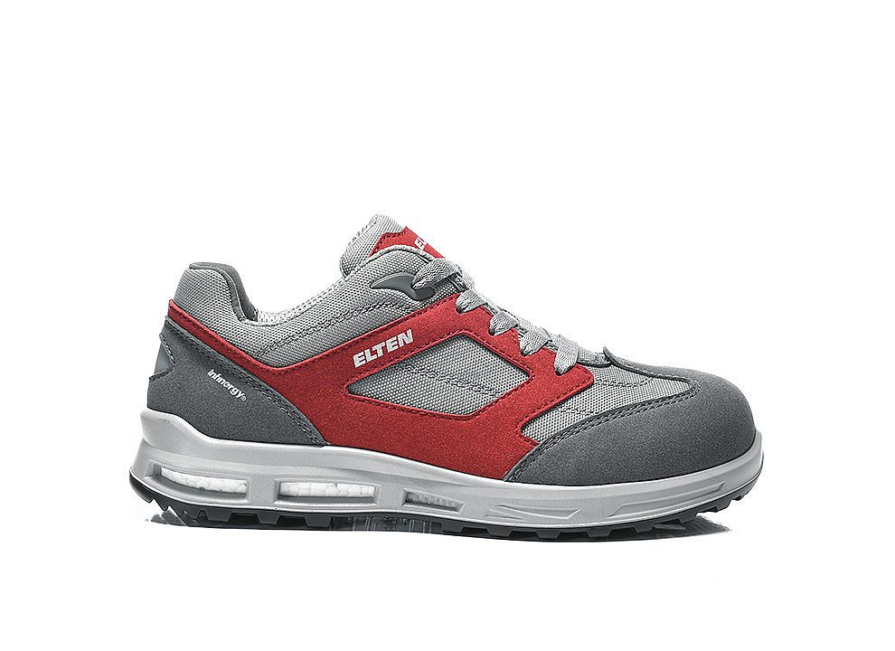 TRAVIS XXT grey-red S2 ESD polobotka