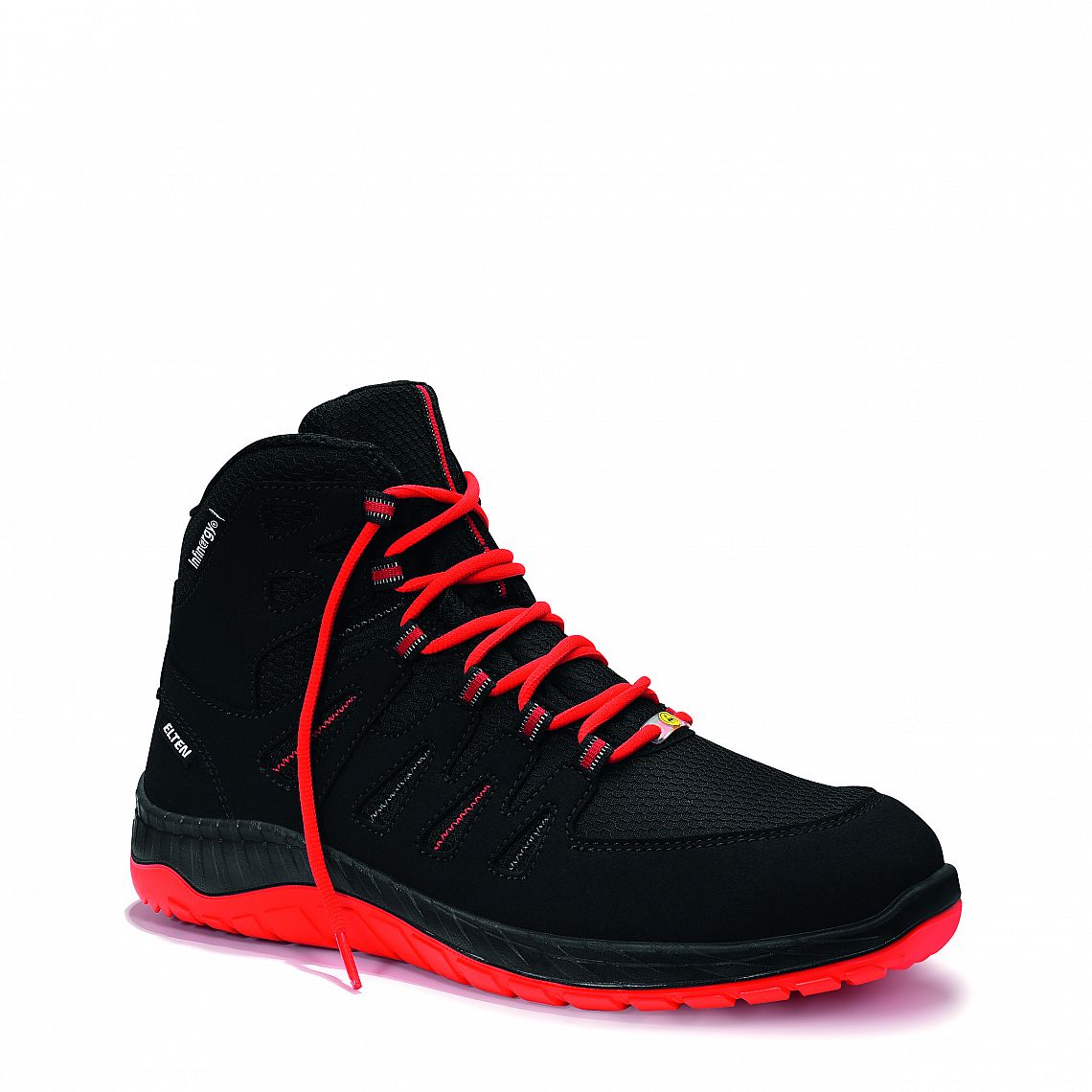 MADDOX black-red S3 ESD kotník