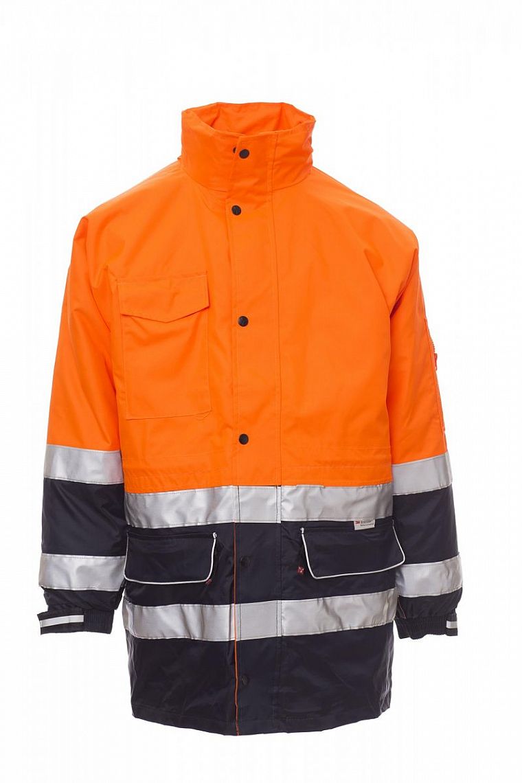 SECURITY ORANŽ FLUO parka