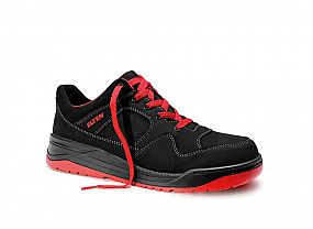 MAVERICK black-red S3 ESD polobotka