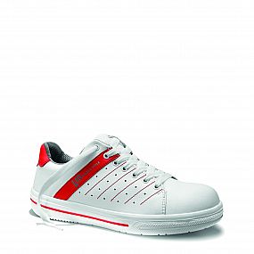 NORRIS white-red O1 ESD polobotka