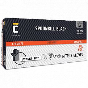 SPOONBILL BLACK nitril nepudr