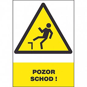 Pozor - schod